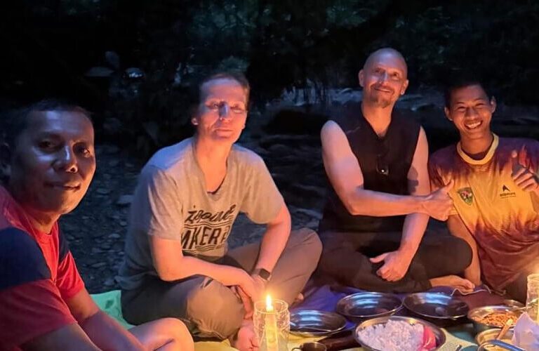 Adventure Sumatra night in jungle